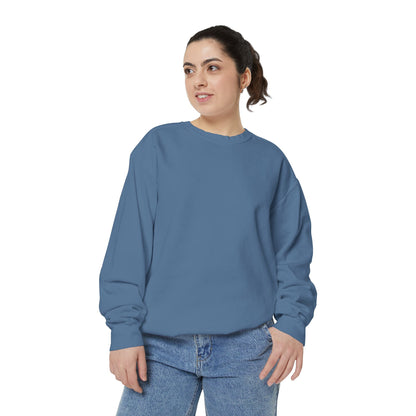 Butterfly Design Unisex Garment-Dyed Sweatshirt - Butterfly Sweatshirt