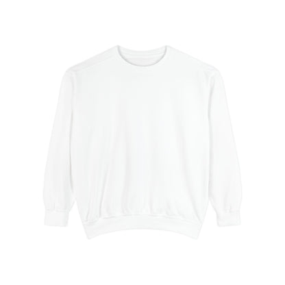 Butterfly Design Unisex Garment-Dyed Sweatshirt - Butterfly Sweatshirt