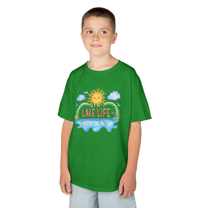 Kids Lake Life Tee - Fun and Playful Summer Shirt for Outdoor Adventures