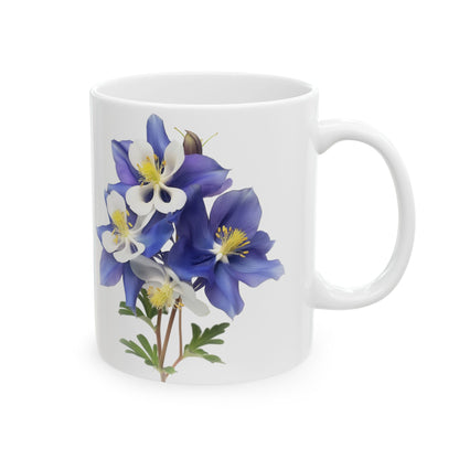 Aquilegias Ceramic Mug, (11oz, 15oz)