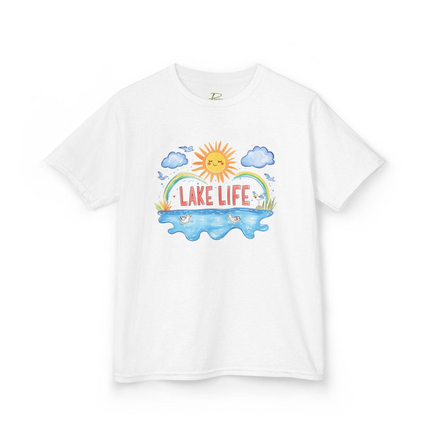 Kids Lake Life Tee - Fun and Playful Summer Shirt for Outdoor Adventures