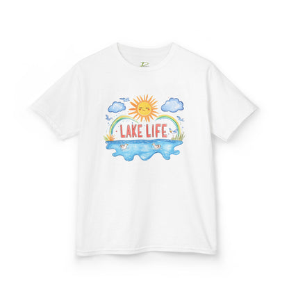 Kids Lake Life Tee - Fun and Playful Summer Shirt for Outdoor Adventures