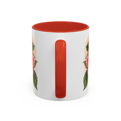 Elegant Floral Accent Coffee Mug - Perfect Gift for Garden Lovers