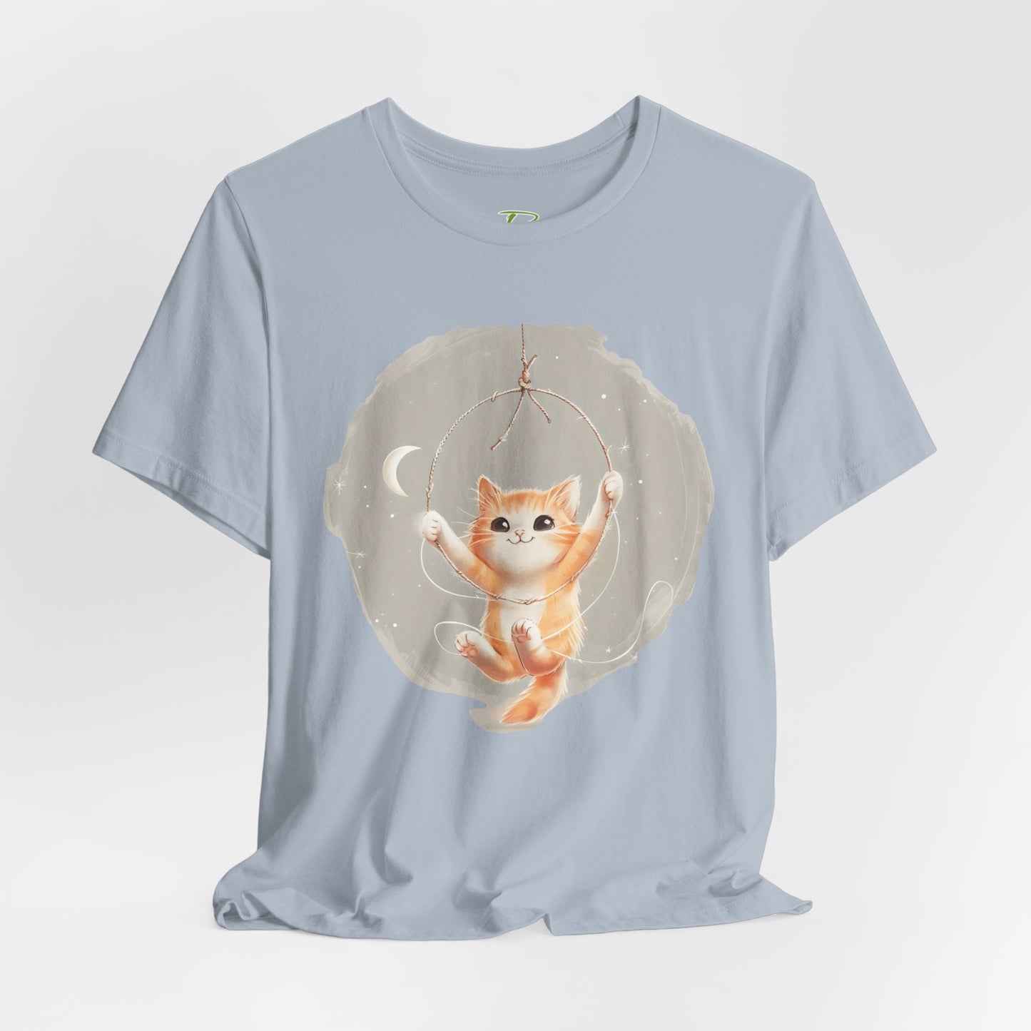 Cute Smiling Cat Cartoon T-shirt - Paraw