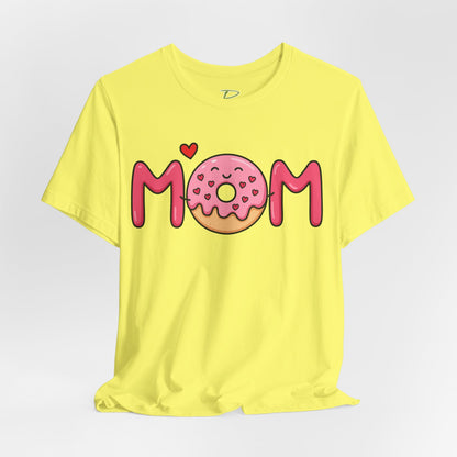 Mom Donut Tee - Lightweight Fabric T-shirt - Mother's Day Gift - Birthday Gift - Funny Gift - Donut Lover Gift