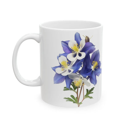 Aquilegias Ceramic Mug, (11oz, 15oz)