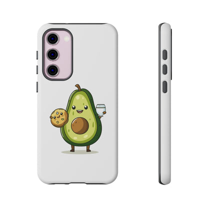 Tough Cases with Cute avocado cartoon character for iPhone, Samsung, and Google case