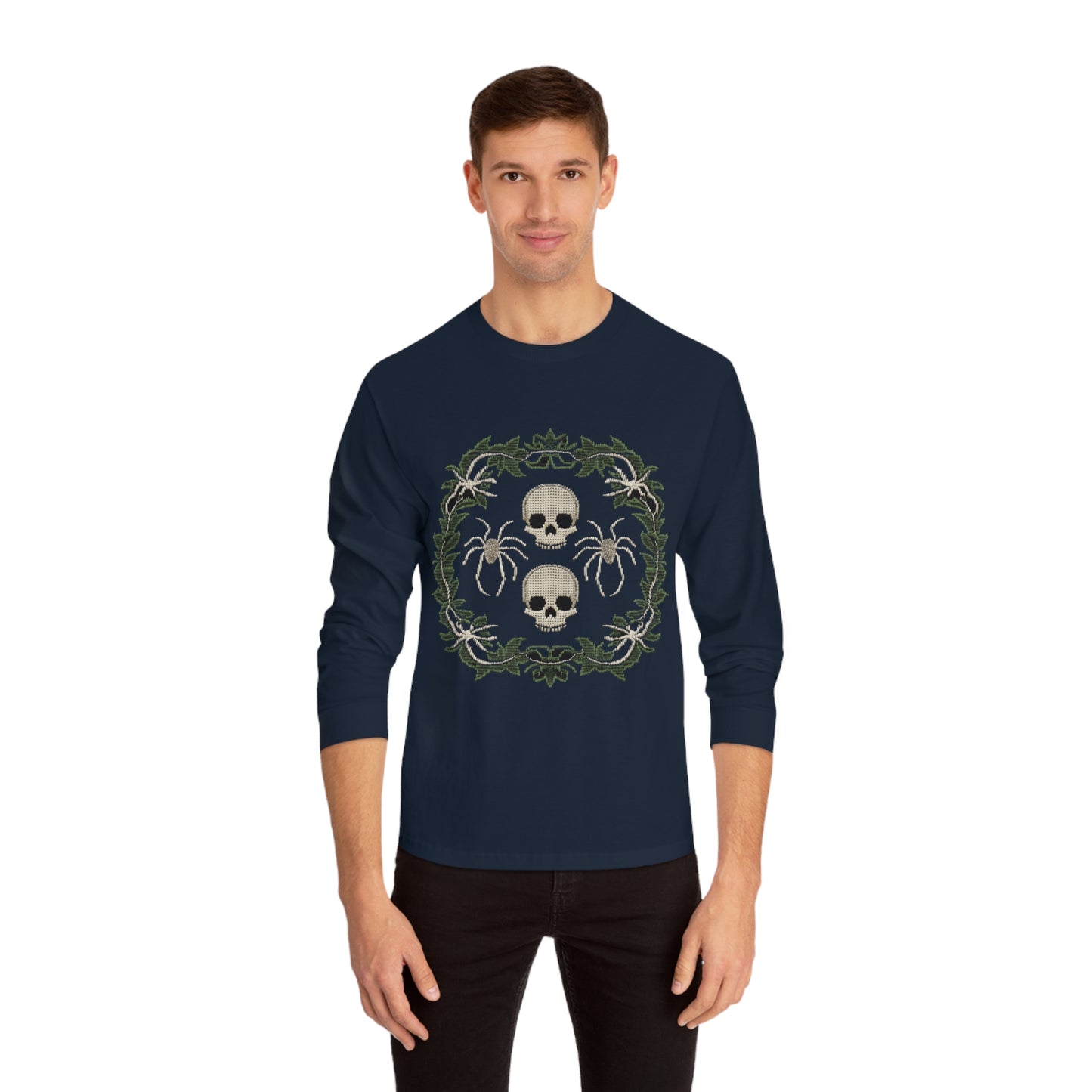 Halloween Unisex Classic Long Sleeve T-Shirt - Spooky Long Sleeve Tee