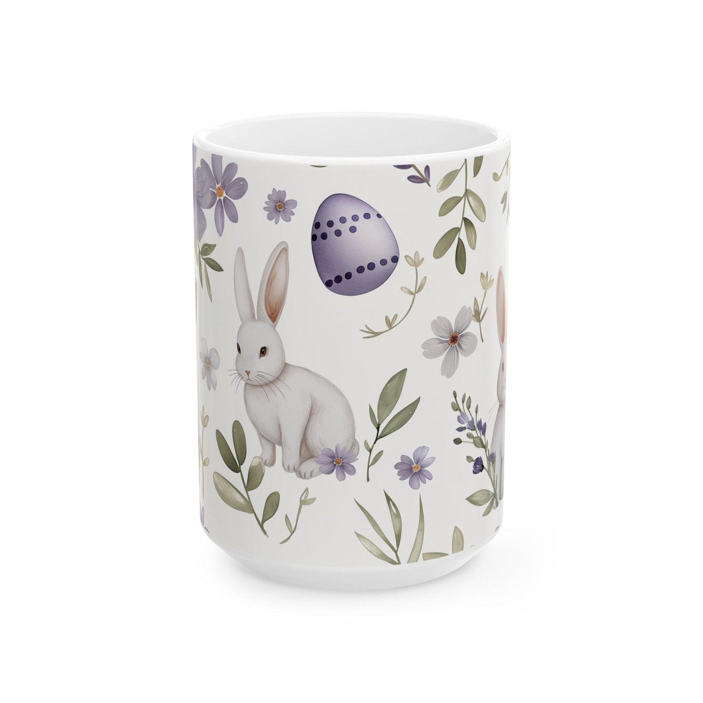 Easter Bunny Ceramic Mug - Ceramic Mug, (11oz, 15oz) - Easter Gift