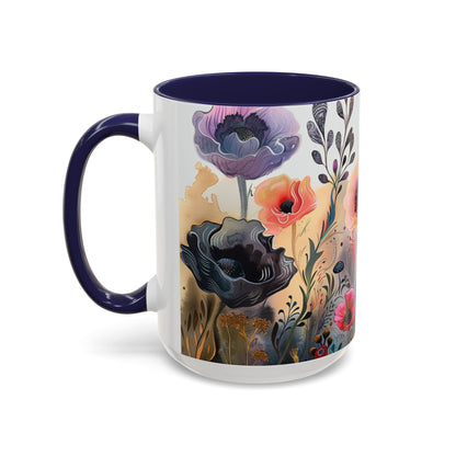 Accent Watercolor Coffee Mug, (11, 15oz)
