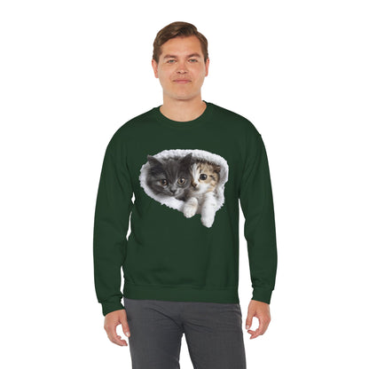 Playful Cats Crewneck Sweatshirt - Unisex Heavy Blend™ Crewneck Sweatshirt