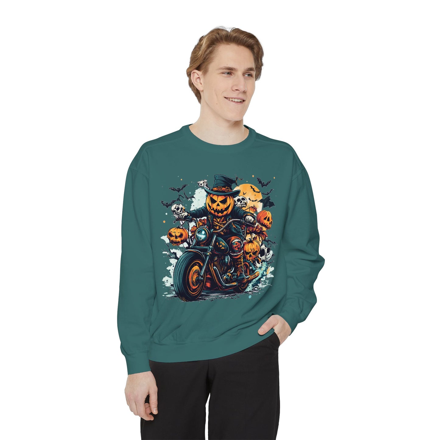 Cool & Spooky Unisex Garment-Dyed Sweatshirt