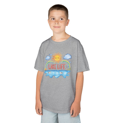 Kids Lake Life Tee - Fun and Playful Summer Shirt for Outdoor Adventures