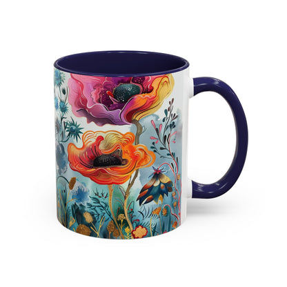 Accent Watercolor Coffee Mug, (11, 15oz)