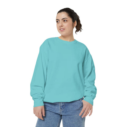 Butterfly Design Unisex Garment-Dyed Sweatshirt - Butterfly Sweatshirt
