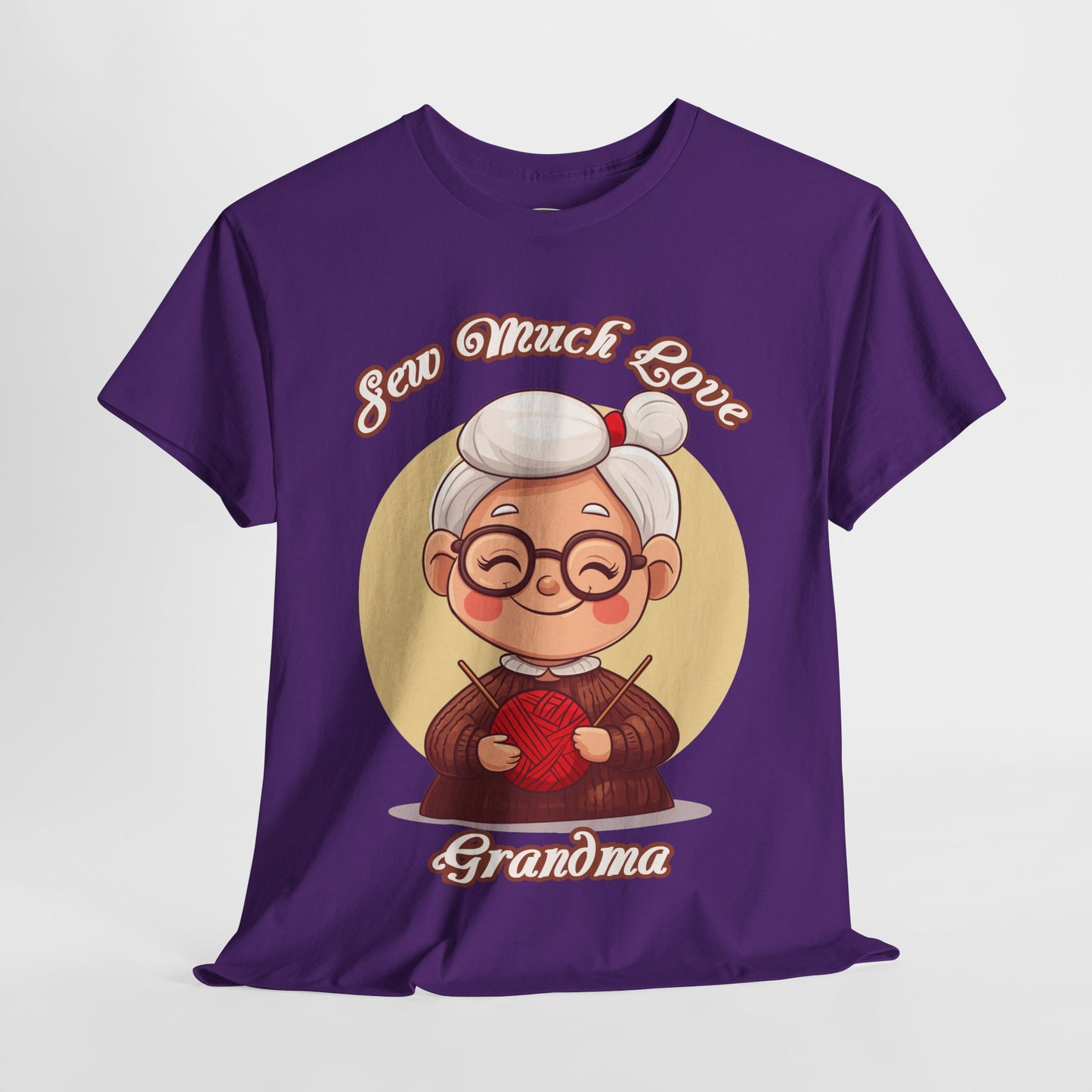 Sew Much Love Grandma Unisex Heavy Cotton Tee