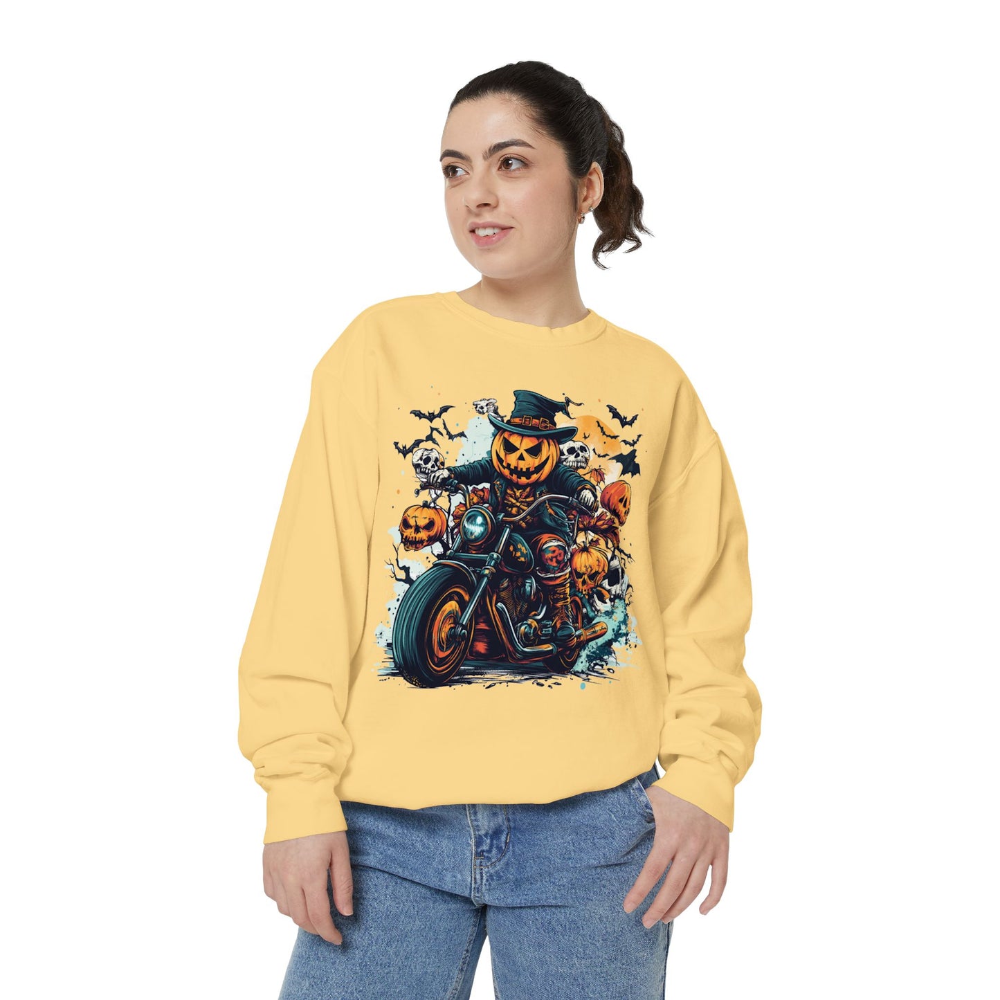 Cool & Spooky Unisex Garment-Dyed Sweatshirt