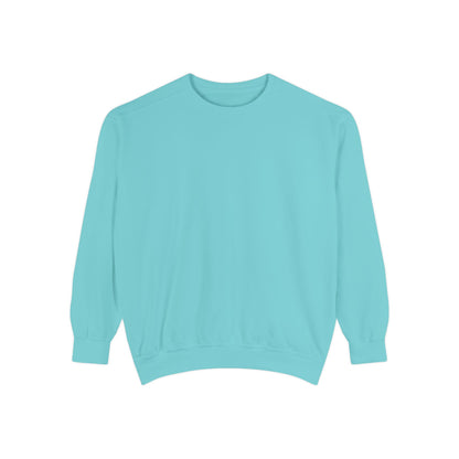 Butterfly Design Unisex Garment-Dyed Sweatshirt - Butterfly Sweatshirt