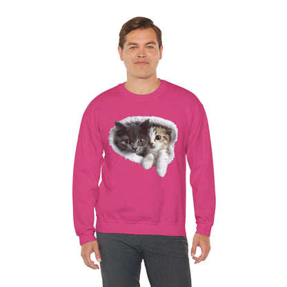 Playful Cats Crewneck Sweatshirt - Unisex Heavy Blend™ Crewneck Sweatshirt