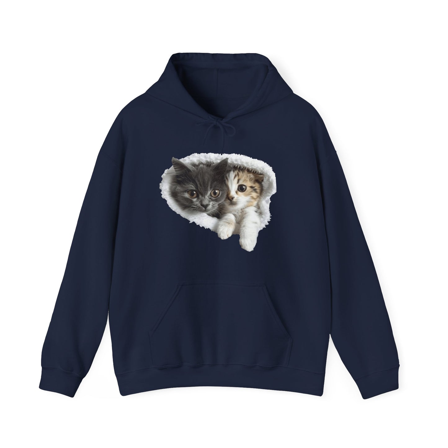 Cute Cat Design for Cat Lovers - Unisex Heavy Blend™ Hooded Sweatshirt