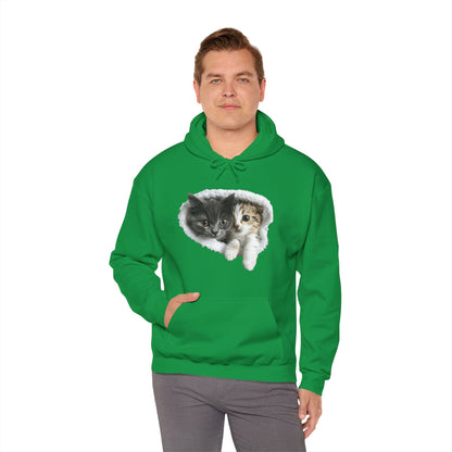 Cute Cat Design for Cat Lovers - Unisex Heavy Blend™ Hooded Sweatshirt