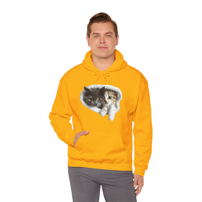 Cute Cat Design for Cat Lovers - Unisex Heavy Blend™ Hooded Sweatshirt