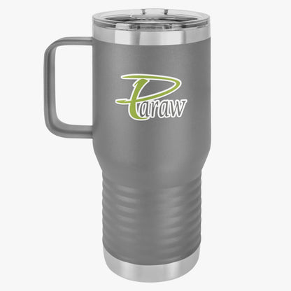 Travel Mug, 20oz - Stylish Paraw Text Design