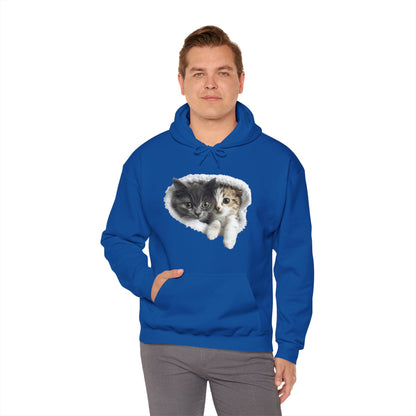 Cute Cat Design for Cat Lovers - Unisex Heavy Blend™ Hooded Sweatshirt