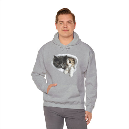 Cute Cat Design for Cat Lovers - Unisex Heavy Blend™ Hooded Sweatshirt