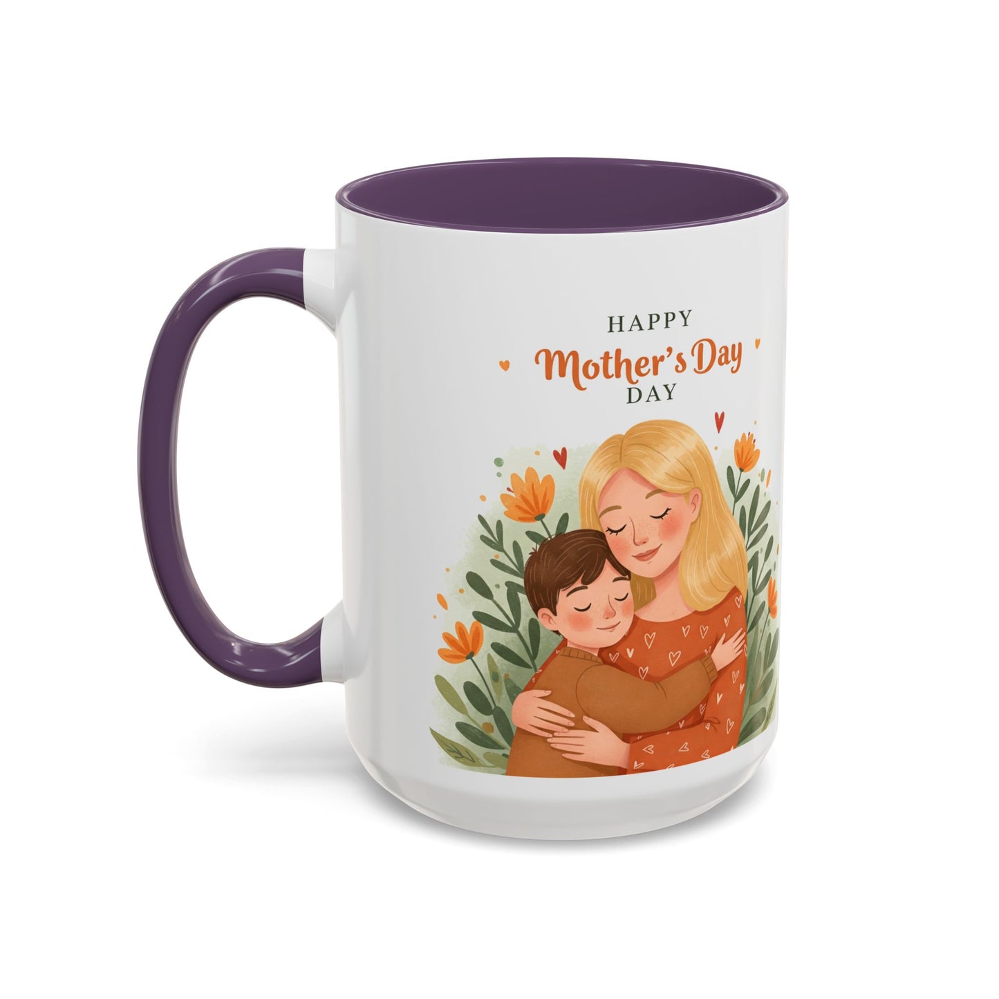 Happy Mother's Day Accent Coffee Mug - 11/15oz Gift for Moms
