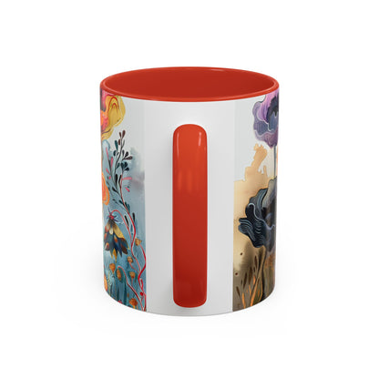Accent Watercolor Coffee Mug, (11, 15oz)