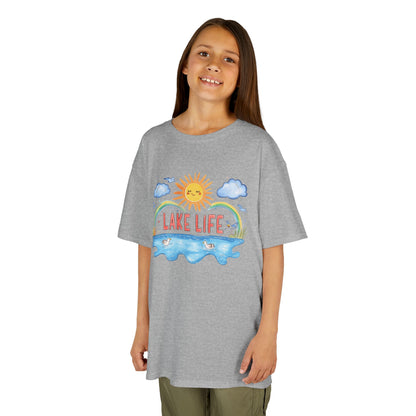 Kids Lake Life Tee - Fun and Playful Summer Shirt for Outdoor Adventures