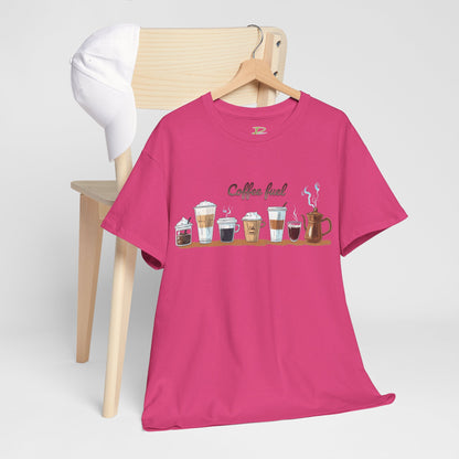 Coffee Cups T-shirt - Unisex Heavy Cotton Tee