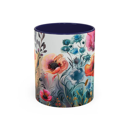 Accent Watercolor Coffee Mug, (11, 15oz)