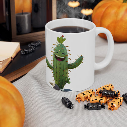 Funny Ceramic Mug with Cactus design, (11oz, 15oz)