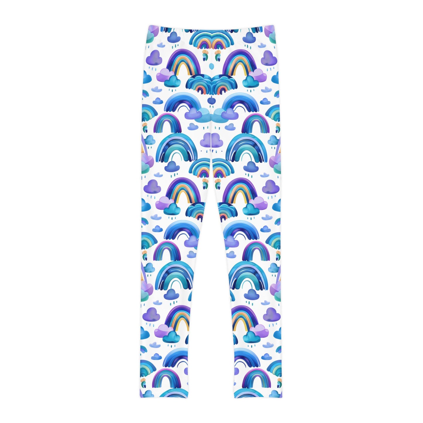 Rainbow Radiance: Youth Full-Length Leggings