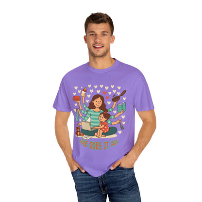 Love Does It All Garment-Dyed T-shirt - Perfect Gift for Moms