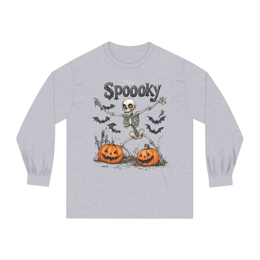 Unisex Classic Long Sleeve T-Shirt - Spooky Long Sleeve Tee