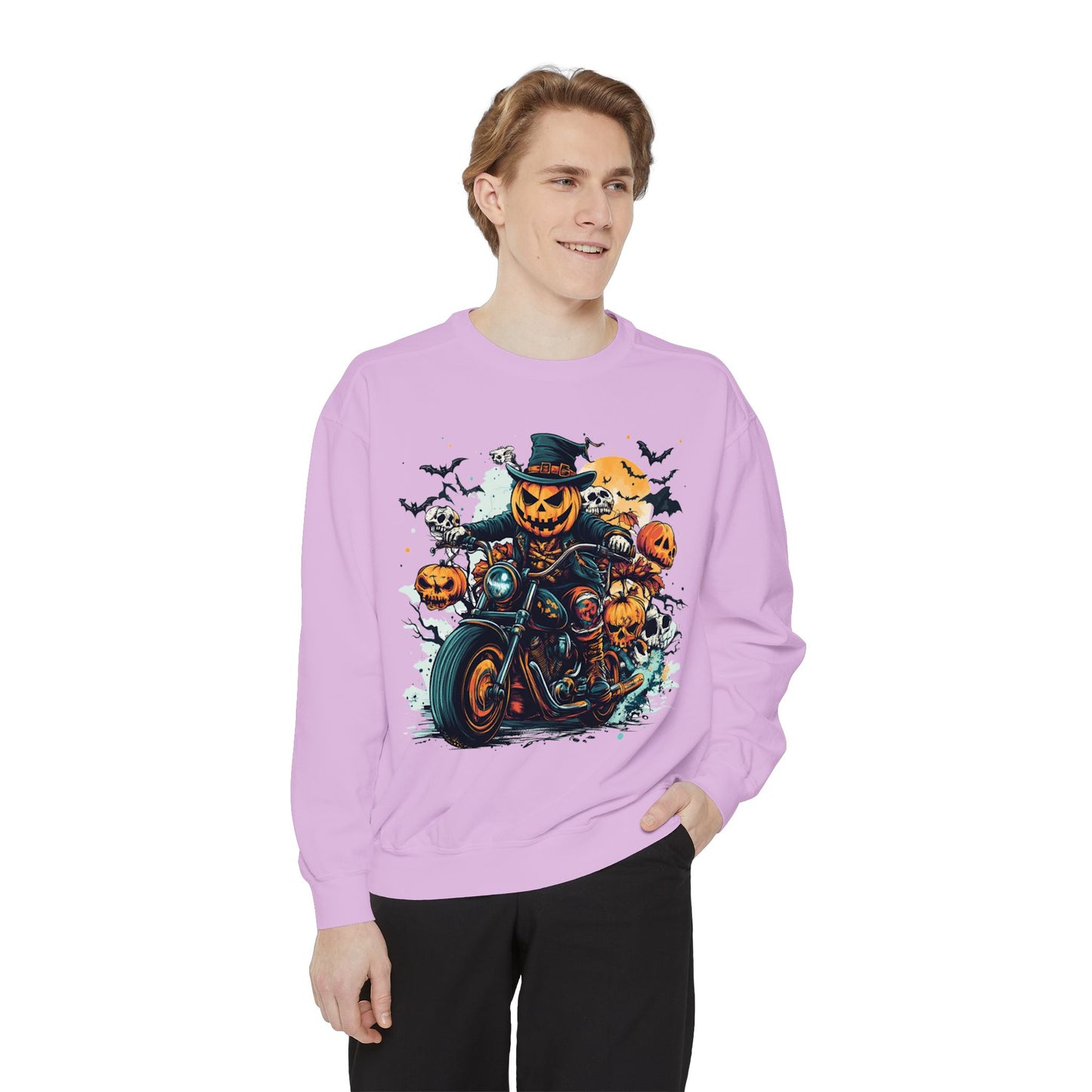 Cool & Spooky Unisex Garment-Dyed Sweatshirt