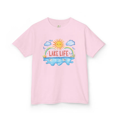 Kids Lake Life Tee - Fun and Playful Summer Shirt for Outdoor Adventures