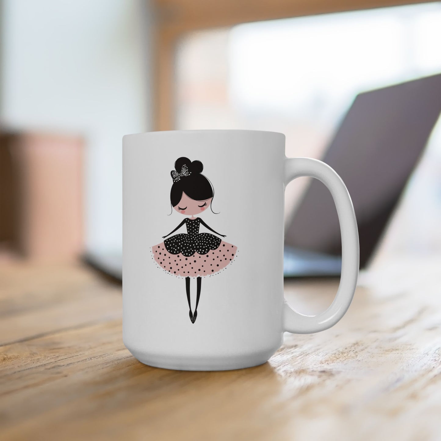 Ballerina Dreams Ceramic Mug, (11oz, 15oz) - Ballerina Cup