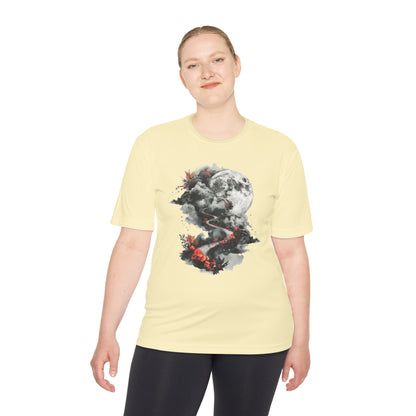 Unisex Moisture Wicking Tee - Beautiful Road Going up to Space T-shirt
