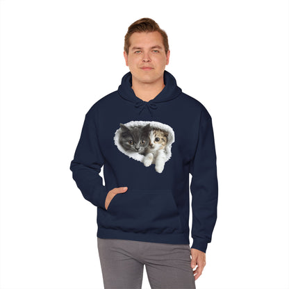 Cute Cat Design for Cat Lovers - Unisex Heavy Blend™ Hooded Sweatshirt