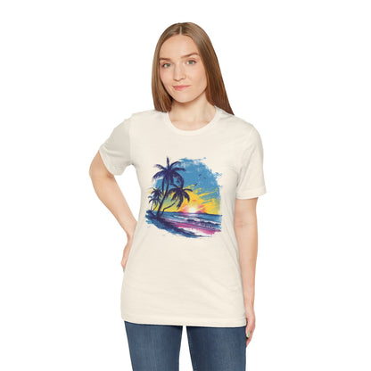 Island Beach Dreams T-shirt - Lightweight Fabric Tee