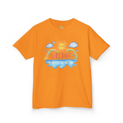 Kids Lake Life Tee - Fun and Playful Summer Shirt for Outdoor Adventures