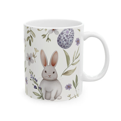 Easter Bunny Ceramic Mug - Ceramic Mug, (11oz, 15oz) - Easter Gift