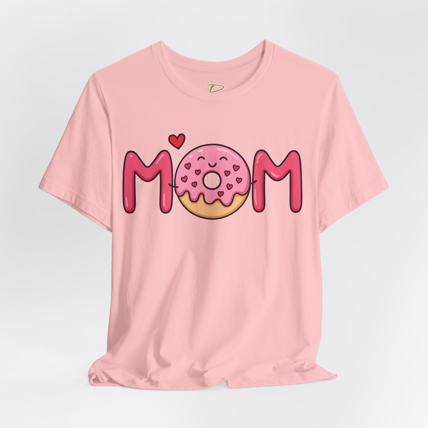 Mom Donut Tee - Lightweight Fabric T-shirt - Mother's Day Gift - Birthday Gift - Funny Gift - Donut Lover Gift