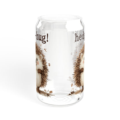 Sipper Glass, 16oz - Hedgehog 16oz Sipper Glass