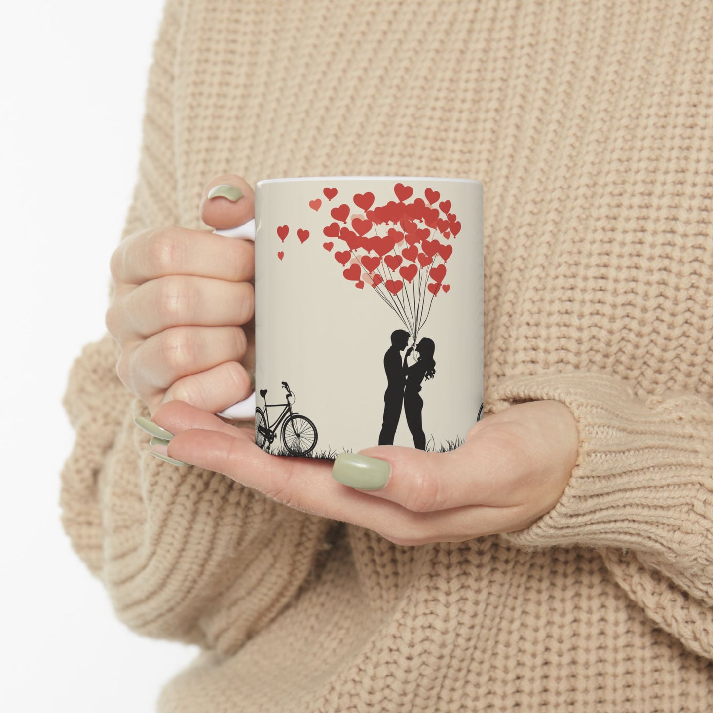 Romantic Love Balloon Mug - Perfect for Couples | 11oz & 15oz