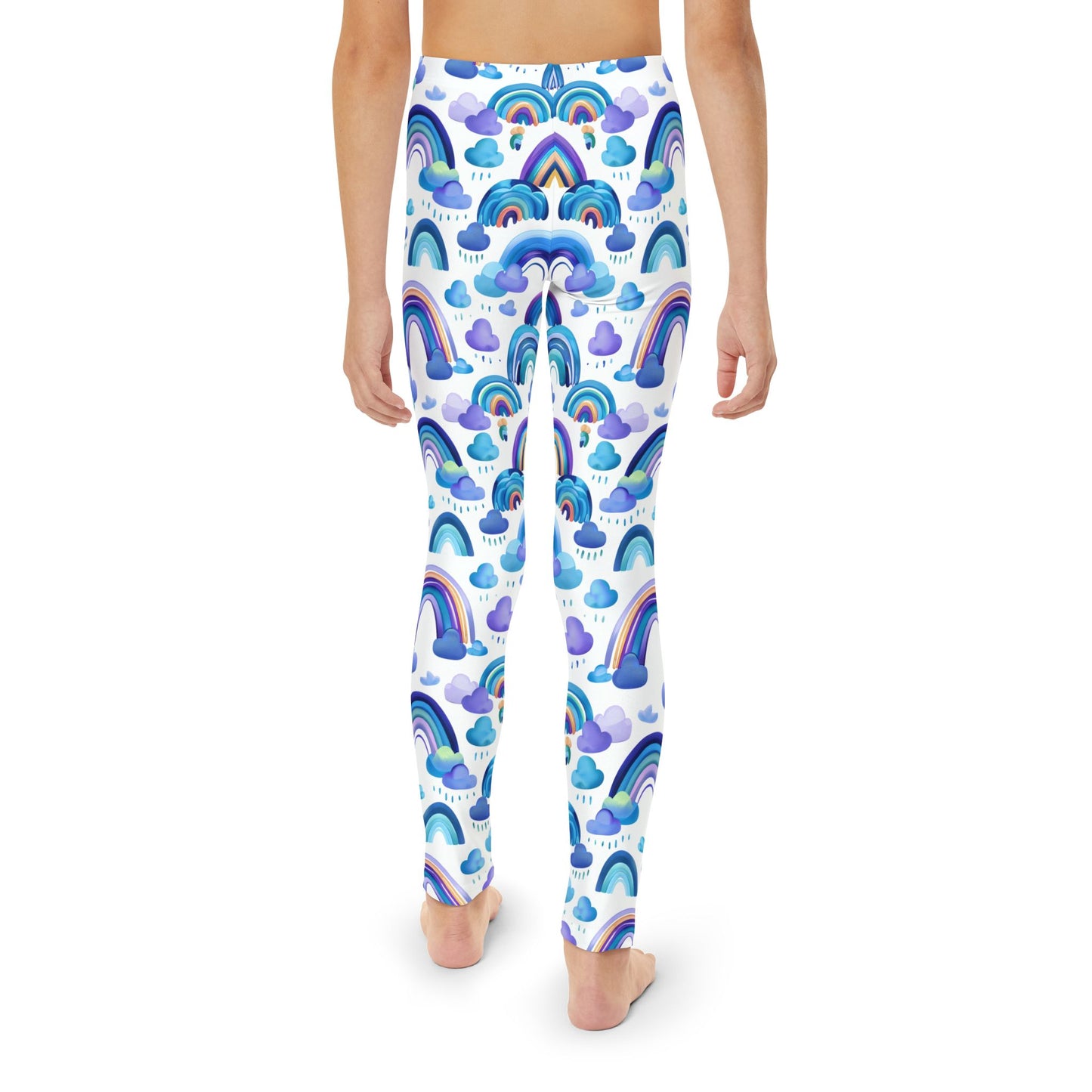 Rainbow Radiance: Youth Full-Length Leggings